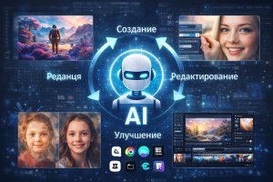 Нейросети для работы с фото и видео: создание, редактирование и улучшение визуального контента