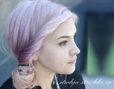 Фиолетовое окрашивание волос, фото 2