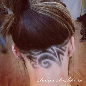 Hair Tattoo, художественный выстриг волос, фото 2