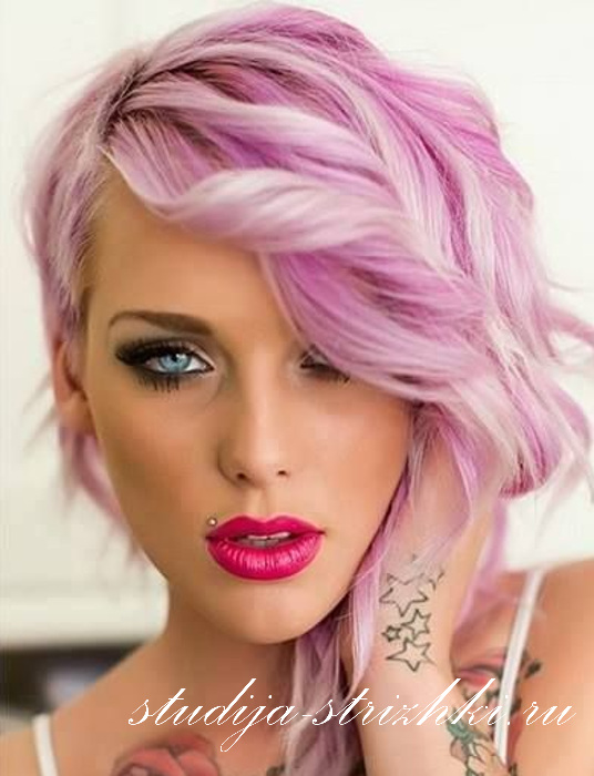 Окрашивание волос в розовый цвет, фото 2