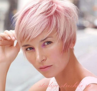 Розовое окрашивание волос, фото 2